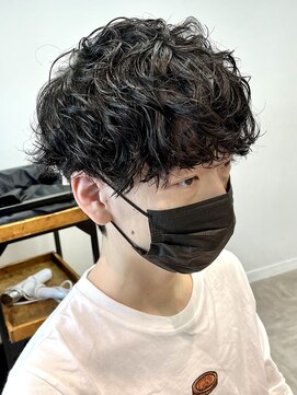 スタイル スマート サロン(STYLE smart salon) STYLE藤沢メンズマッシュ黒髪刈り上げスパイラルパーマ
