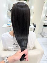 髪質改善ブルーブラック　酸性ストレート【SOHO銀座】