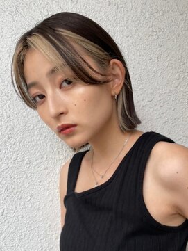 ロンド ブランシュ 錦糸町北口(Lond blanche) 外はねボブ/グレーベージュ