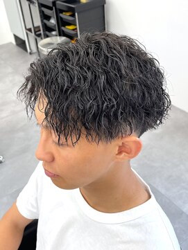 ノイセル 心斎橋(Noisyle) guest snap　刈り上げアップバングショート×ツイストスパイラル