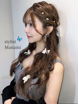 ファンド 千葉(fand) ハーフアップ/ヘアセット/ヘアアレンジ/夏/千葉/MANAMI