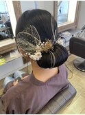 成人式/シニヨンスタイル