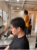 MEN'SHAIRアッシュブラックベリーショートダークアッシュ