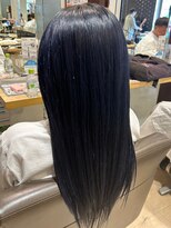 エヌアンドエーコンティ(N&A CONTi)&nbsp;大人のうる艶ストレート 髪質改善ケアTrとブルー系カラー