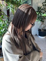 マニア(mania.)&nbsp;グレージュカラーくすみカラー透明感カラーダブルカラーブリーチ