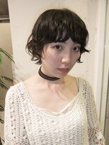 ダブ アオヤマ(DaB AOYAMA)&nbsp;おしゃれ可愛いショートボブ×パーマ