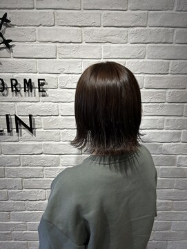 ヘア スパ ビューティー エールフォルム(HAIR SPA BEAUTY YELLFORME) オリーブブラウンカラー