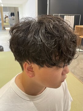 ニアウ 伊勢崎連取店(Niau) メンズマッシュシャドウパーマメンズパーマ