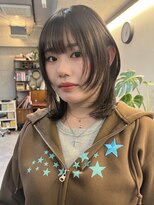 ナループロアボタン(Nalu pu loa BOTAN)&nbsp;レイヤーカット/ミディアムレイヤーカット/透明感カラー