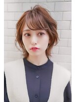 ギークス(GEEKS)&nbsp;【GEEKS渋谷】くびれボブ/春夏カラー/ライトベージュ/ボブウルフ