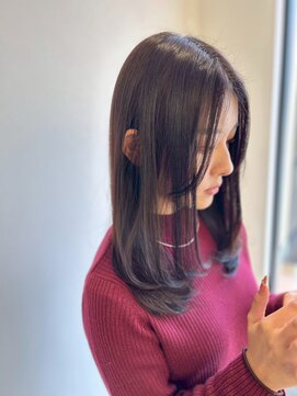 ビューティービースト 大名店(beauty:beast) 髪質改善トリートメント/セミディ/ダークラベンダー