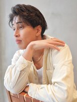 ニコ トウキョウ ロジック(nico TOKYO Logic)&nbsp;センターパートニュアンスパーマフェザーパーマ