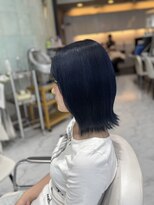 ハーツヘアーズ 五日市店(HEARTS hair's)&nbsp;ダブルカラー／ネイビー