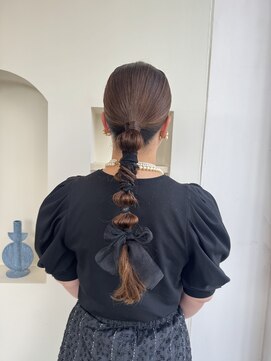バディヘア スパ(BUDDY HAIR SPA) タイト編みおろしアレンジ