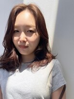 フォークロア 本店(Folk Lore)&nbsp;重たいボブもミルクティベージュで柔らかく