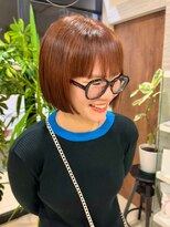 ブルーメ(Blume...) ミニボブ/切りっぱなしボブ/レッドカラー