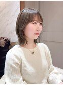 ◯ オリーブグレー/韓国/レイヤーカット/髪質改善/縮毛矯正/札幌