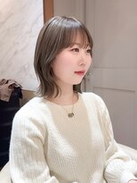 ロンドリゼル 札幌(Lond RiseL)&nbsp;◯ オリーブグレー/韓国/レイヤーカット/髪質改善/縮毛矯正/札幌