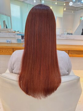 アーサス ヘアー デザイン 綾瀬店(Ursus hair Design by HEADLIGHT) つやつやロング×レッドブラウン