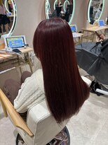 ヘアーアンドメイク ビス(HAIR&MAKE bis) ワインレッド ブリーチなし 【KAYO】