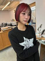 エルム 府中(yelm)&nbsp;【デザインブリーチ×ボブ】#ハイトーン#ダブルカラー