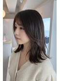 レイヤー 韓国風 ウィービンググラデーション ミディアム