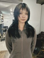 クイン(qin)&nbsp;オン眉シャギーウルフ