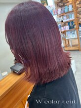 リリーエココル(LILY et cocoru)&nbsp;ラベンダーピンク×レイヤーボブ