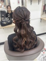 プティクローシェ バイ クオーレ(petite cloche by CUORE)&nbsp;ハーフアップ