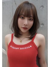 ティア 青山(Tia.) レイヤー/ブリーチ縮毛矯正/巻ける縮毛矯正/髪質改善
