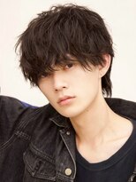 ルーシー 名古屋栄(LUCEY)&nbsp;センターパートニュアンスパーマフェザーパーマ波巻きパーマ
