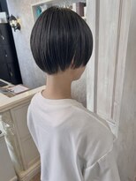 キャアリー(Caary) 福山美容室caary前上がり切りっぱなしボブ刈り上げ髪質改善20代