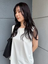 ヘアーアイストゥーレ(HAIR ICI TRE)&nbsp;ロングスパイラルパーマニュアンスパーマチョコレートブラウン