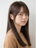 バーシャミ 博多(Baciami)&nbsp;【艶髪】顔まわりレイヤー×ナチュラルストレートロング