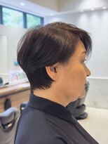 サロンイクエヤマザキ 麻布十番(SALON IKUE YAMAZAKI)&nbsp;ショートカット[麻布十番/似合わせカット/50代/白髪染め]