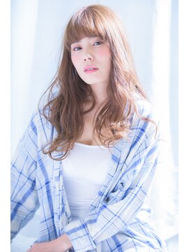 ネオリーブ コパン 鶴見店(Neolive copain) 抜け感バングと弾力ウェーブで女子力UP♪