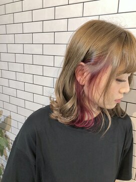 スリー(THREE) ハイトーン×インナーピンク