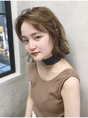 ふわふわレイヤーボブ_フレンチボブマニッシュショート_45941