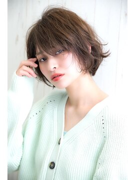 オレンジクラッカー(Orange Cracker) シフォンパーマボブ　オレンジクラッカー