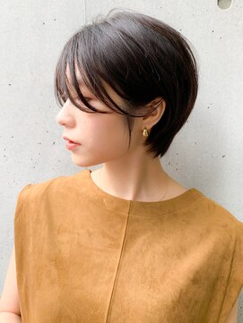 エインアンリー 表参道(AIN.ANLY.) 大人かわいい小顔カット☆耳かけショートハイライトカラー