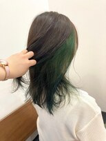 ノチ(Noci)&nbsp;【Noci】インナーカラー/グリーン/推しカラー