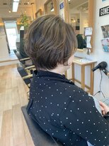 オーシャン(Ocean)&nbsp;[OCEAN Hair&Life藤原純] 白髪ぼかしハイライトパーマショート☆