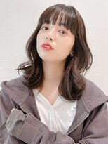 アルバム 渋谷パルコ(ALBUM)&nbsp;韓国風くびれヘア_チェリーブラウンフェミニンロング_28958