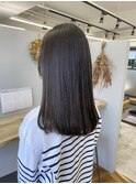 オリーブアッシュカラー【三國麗奈】