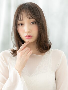 ドクターズサロン LAB 小山店 シースルーバング愛され外ハネレイヤージュc小山20代30代40代