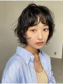 ヘルシーウェットなボブパーマ
