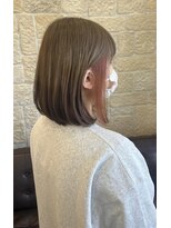 ヴァン カウンシル 川口店(VAN COUNCIL)&nbsp;切りっぱなしボブ×インナーカラー