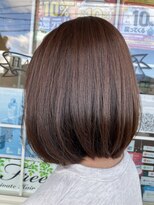 フリー(Free)&nbsp;大人可愛いショート/丸みショートボブ/ベージュ/ボブ