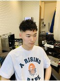 スパイラルパーマ、スキンフェード