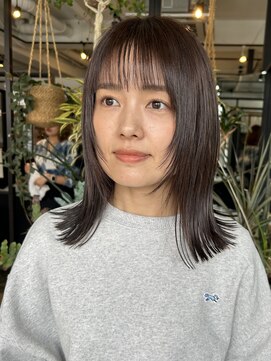 フェリア ファム 桃山台(FERIA fam) 顔周りレイヤースタイル